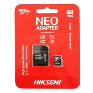 Carte mémoire MicroSD Hiksemi Neo 64GB avec adapteur